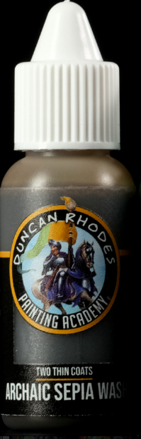 Two Thin Coats Archaic Sepia Wash