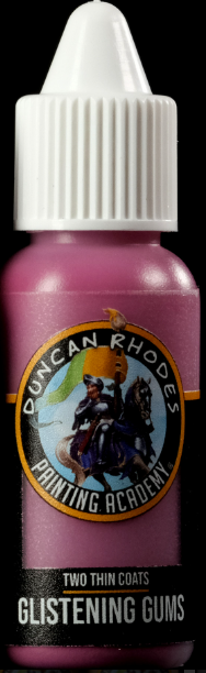 Two Thin Coats Glistening Gums