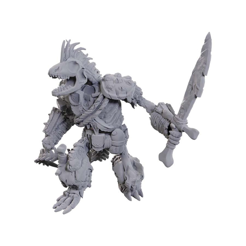 DND Nolzur's Marvelous Miniatures  W23 Lizardfolk Skeleton