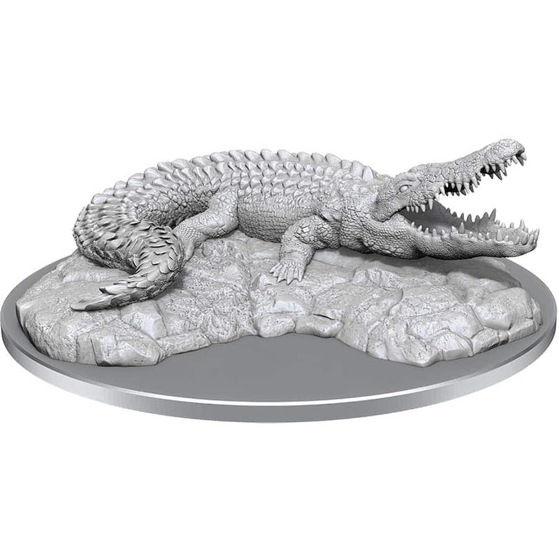 WizKids Deep Cuts Unpainted Miniatures W21 Giant Crocodile