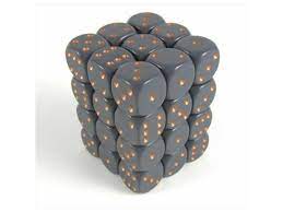 Chessex 12mm Opaque D6 Brick