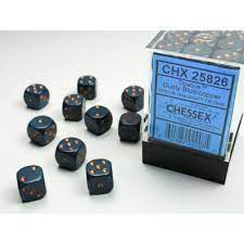 Chessex 12mm Opaque D6 Brick