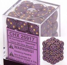Chessex 12mm Speckled D6 Brick
