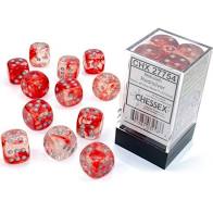 Chessex 12mm Luminary D6 Dice Set
