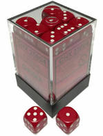 Chessex 12mm Opaque D6 Brick