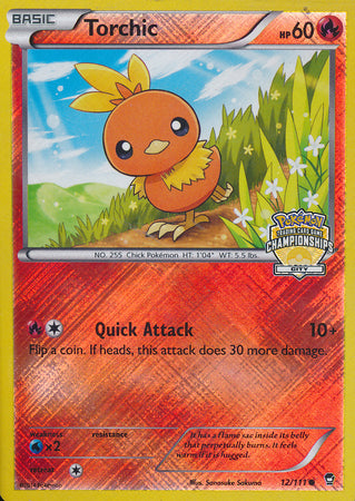 Torchic (12/111) (City Championship Promo) [XY: Furious Fists]