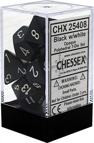 Chessex 7ct Dice Set Opaque