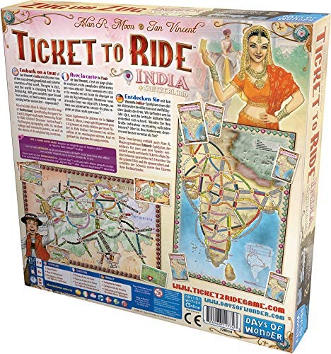 Ticket To Ride India Plus Switzerland