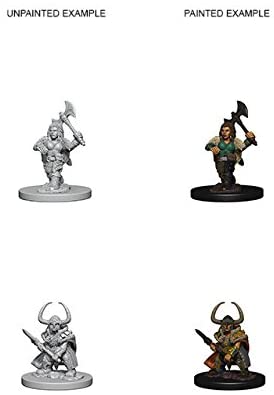 DND Nolzur's Marvelous Miniatures W4 Dwarf Female Barbarian