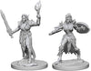 Pathfinder Deep Cuts Unpainted Miniatures W1 Elf Female Fighter