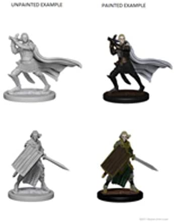 Pathfinder Deep Cuts Unpainted Miniatures W2 Elf Male Paladin