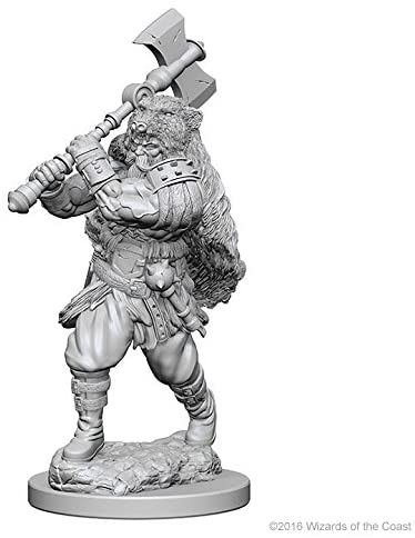 DND Nolzur's Marvelous Miniatures W1 Human Male Barbarian