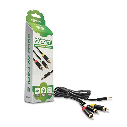 Tomee Gold Plated AV Cable for Xbox 360 E