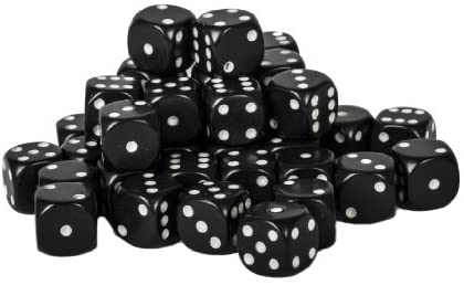 Chessex 12mm Opaque D6 Brick