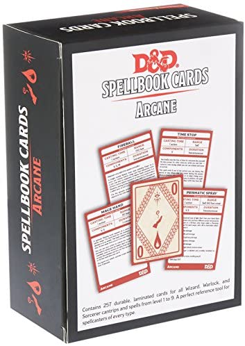 DND Next Spell Cards Arcane Deck