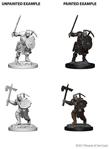 DND Nolzur's Marvelous Miniatures W4 Earth Genasi Male Fighter