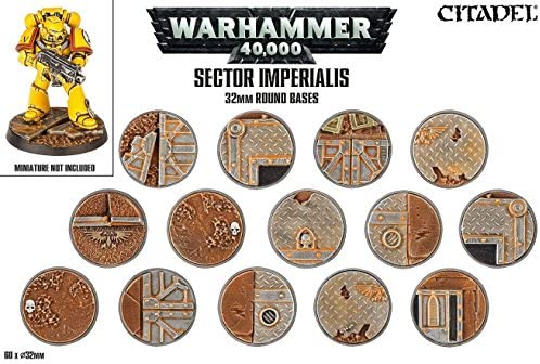 Warhammer 40k Sector Imperialis 32MM Bases