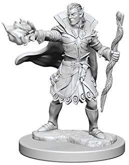 Pathfinder Deep Cuts Unpainted Miniatures W1 Elf Male Sorcerer