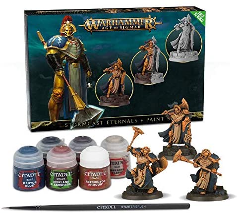 Warhammer Age Of Sigmar Stormcast Eternals and Paint Set