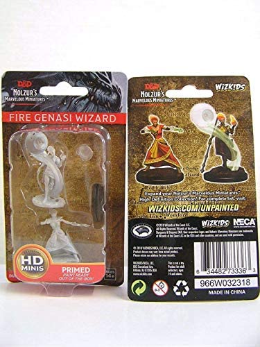 DND Nolzur's Marvelous Miniatures W5 Fire Genasi Female Wizard