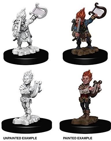 Pathfinder Deep Cuts Unpainted Miniatures W5 Gnome Male Bard