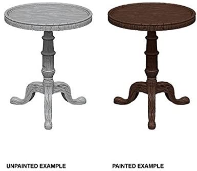 WizKids Deep Cuts Unpainted Miniatures W5 Small Round Tables