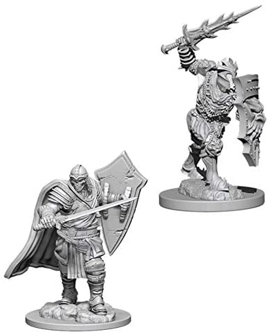 DND Nolzur's Marvelous Miniatures W6 Death Knight and Helmed Horror