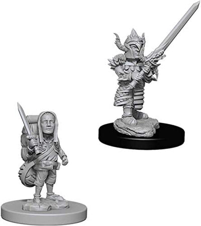 DND Nolzur's Marvelous Miniatures W6 Male Halfling Fighter