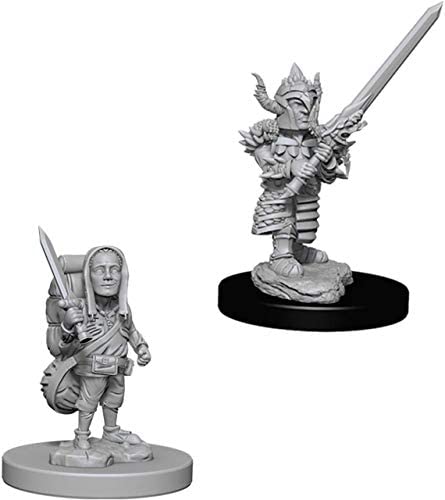 DND Nolzur's Marvelous Miniatures W6 Male Halfling Fighter
