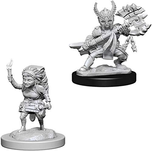 DND Nolzur's Marvelous Miniatures W6 Female Halfling Fighter