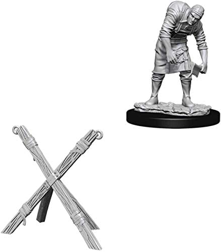 WizKids Deep Cuts Unpainted Miniatures W6 Assistant and Torture Cross