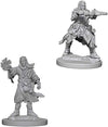 Pathfinder Deep Cuts Unpainted Miniatures W6 Male Human Wizard
