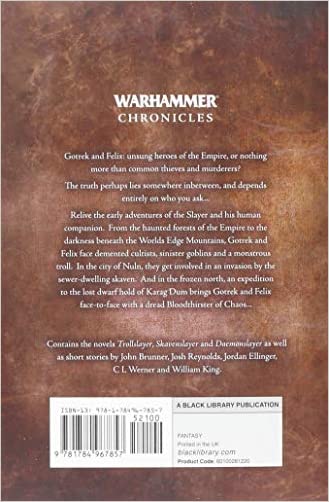 Warhammer Age of Sigmar  Gotrek and Felix  First Omnibus