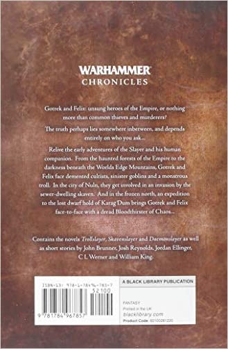 Warhammer  Gotrek and Felix  First Omnibus