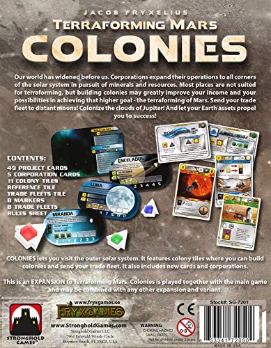 Terraforming Mars The Colonies