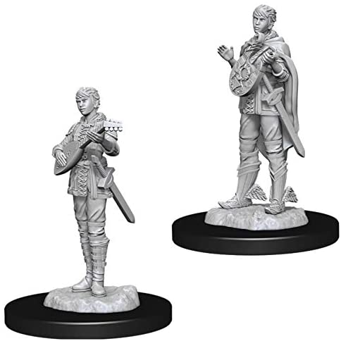 DND Nolzur's Marvelous Miniatures W7 Female Half Elf Bard