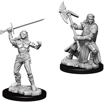 DND Nolzur's Marvelous Miniatures W7 Female Half Orc Fighter