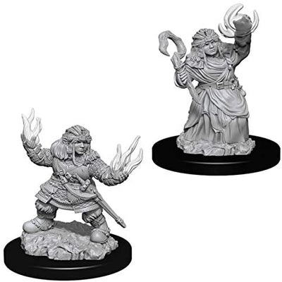 Pathfinder Deep Cuts Unpainted Miniatures W7 Female Dwarf Summoner