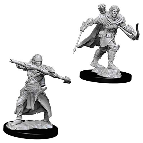 Pathfinder Deep Cuts Unpainted Miniatures W7 Male Half Elf Ranger