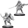 Pathfinder Deep Cuts Unpainted Miniatures W7 Female Half Elf Ranger