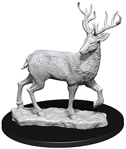 WizKids Deep Cuts Unpainted Miniatures W7 Stag
