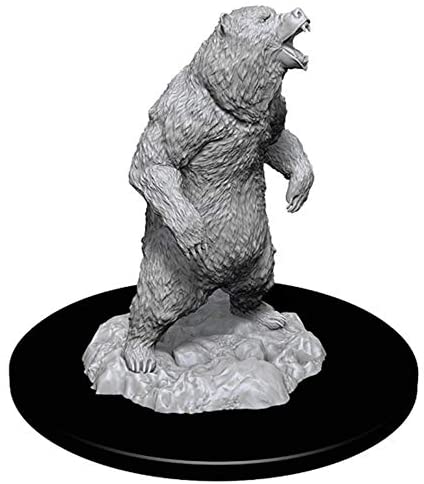 WizKids Deep Cuts Unpainted Miniatures W7 Grizzly