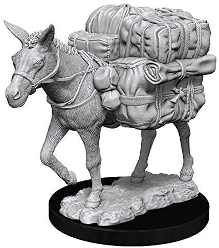 WizKids Deep Cuts Unpainted Miniatures W7 Pack Mule