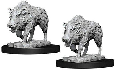 WizKids Deep Cuts Unpainted Miniatures W7 Wild Boar