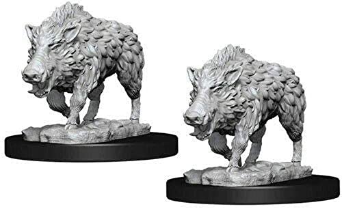 WizKids Deep Cuts Unpainted Miniatures W7 Wild Boar