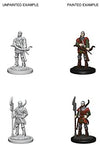 WizKids Deep Cuts Unpainted Miniatures W4 Town Guards