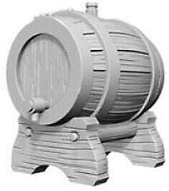 WizKids Deep Cuts Unpainted Miniatures W2 Keg Barrels
