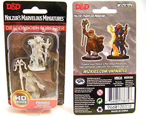DND Nolzur's Marvelous Miniatures W8 Female DragonBorn Sorcerer