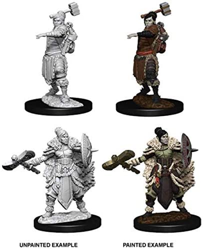 DND Nolzur's Marvelous Miniatures W9 Female Half Orc Barbarian