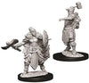 DND Nolzur's Marvelous Miniatures W9 Female Half Orc Barbarian